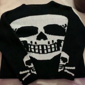 skeleton punk crewneck